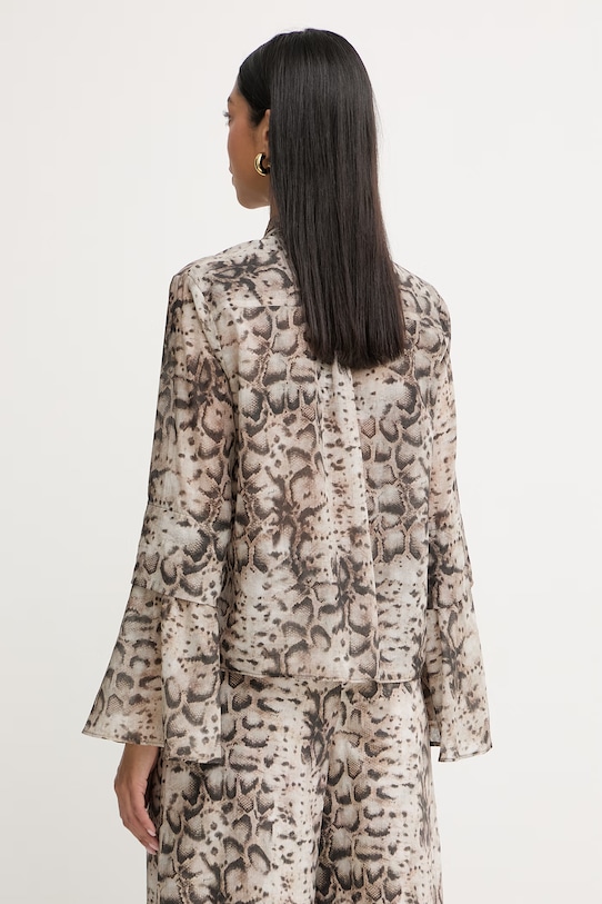 Odzież Pinko koszula damska bawełniana 106880.A3AP beżowy