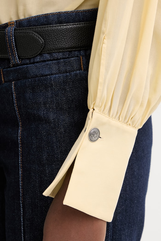 Pinko halenka dámská s viskózou 106846.A3B2 žlutá