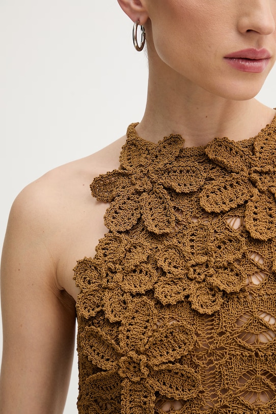 Pinko ženské bavlněné 106863.A3B8 hnědá