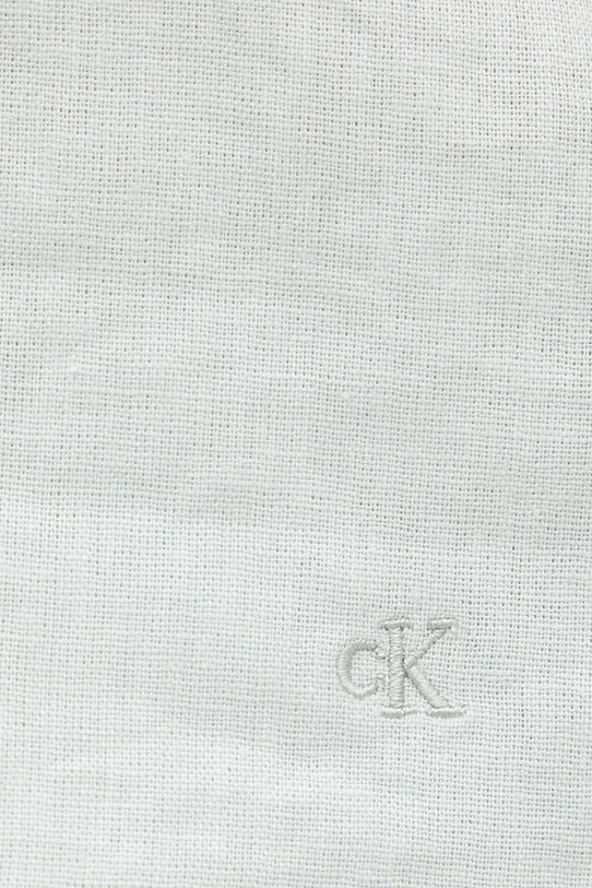 Calvin Klein Jeans camicetta con spalline da donna con lino LV047F119G turchese
