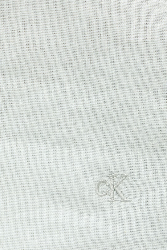 Calvin Klein Jeans camicetta con spalline da donna con lino LV047F119G turchese