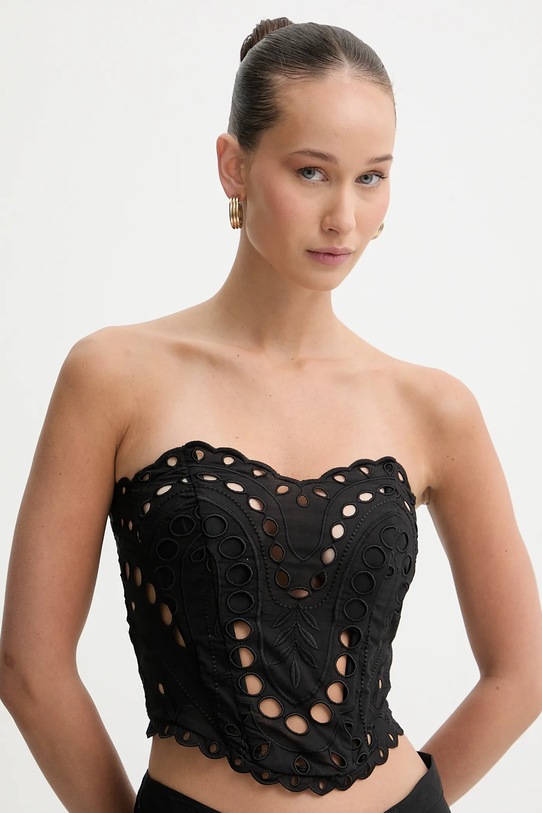 Charo Ruiz Ibiza top Kai czarny 263100