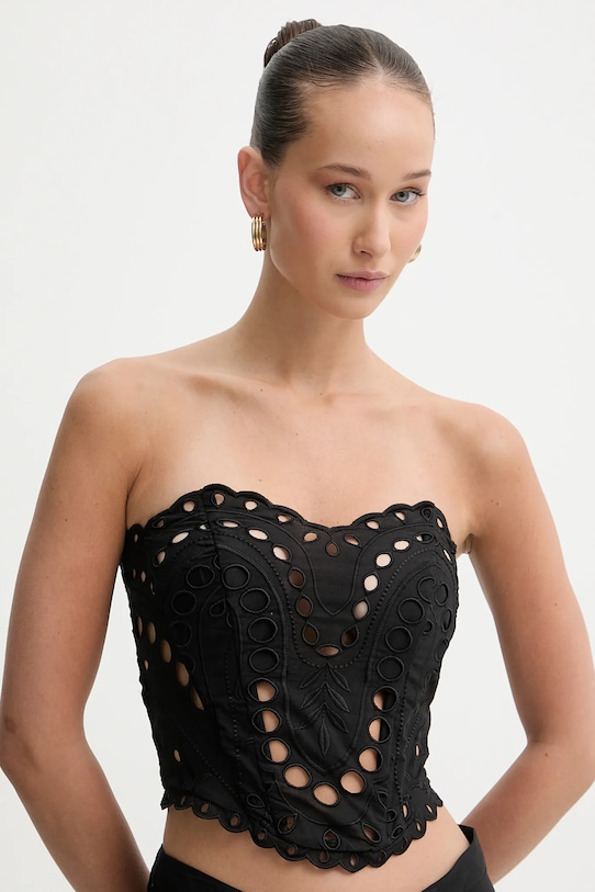 Charo Ruiz Ibiza top Kai czarny 263100