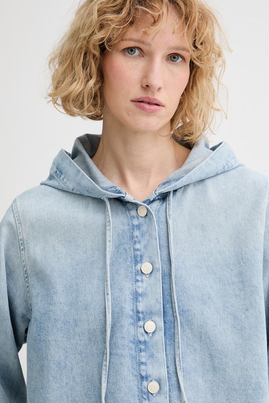 Marc O'Polo kurtka przejściowa damska jeansowa niebieski 5000008045