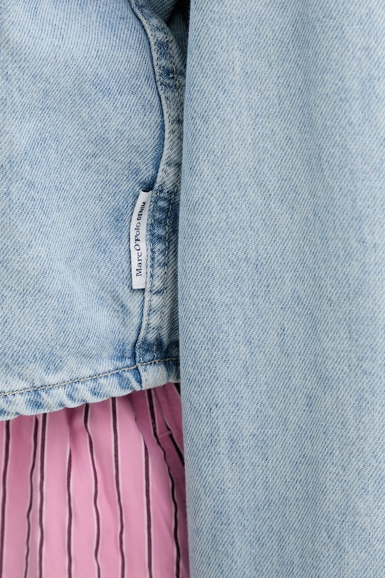 Marc O'Polo kurtka przejściowa damska jeansowa 5000008045 niebieski