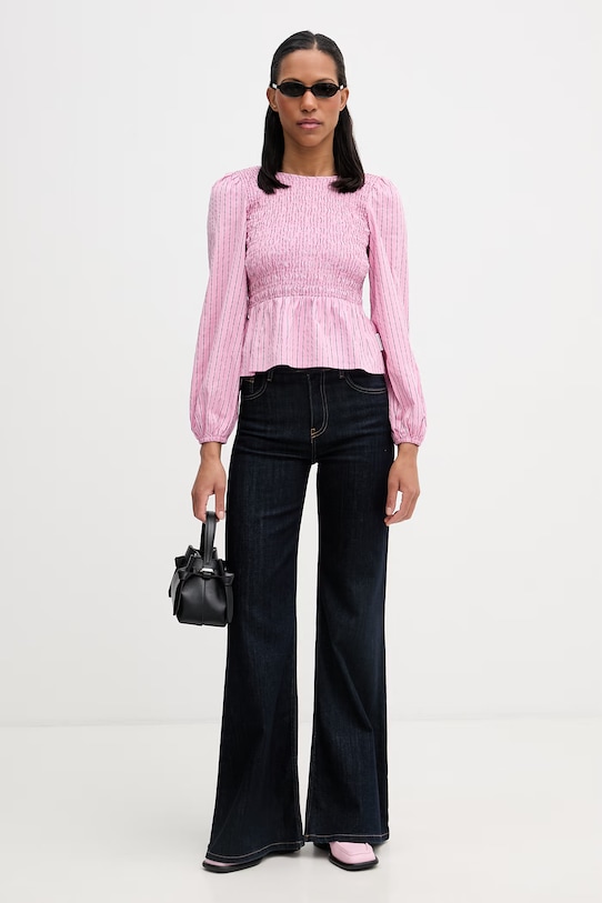 Marc O'Polo μπλούζα Γυναικεία με lyocell 5000008253 ροζ SS26