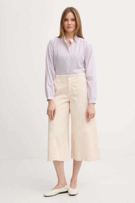 Marc O'Polo koszula bawełniana 5000013034 różowy SS26