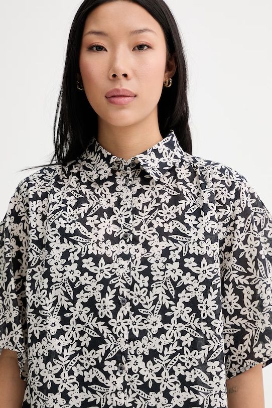 Marc O'Polo košeľa dámska bavlnená tmavomodrá 5000013402