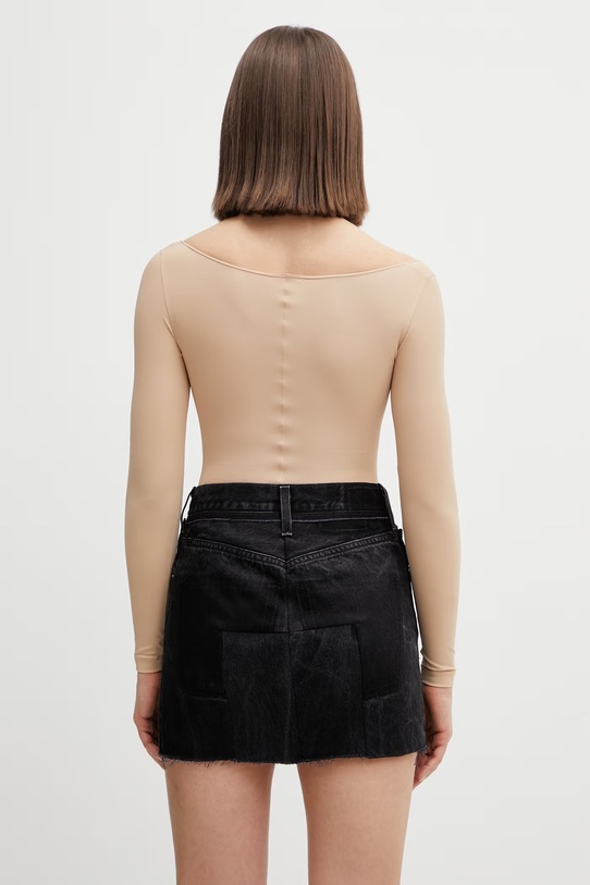 Odzież VETEMENTS body WE76BD406T beżowy