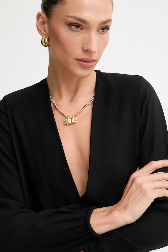 Elisabetta Franchi body damskie CB00762E2 czarny