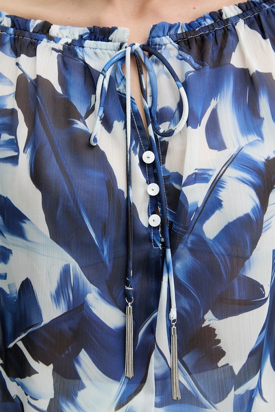 Guess španielska blúzka dámska ORSOLA W6GH26.W1842 modrá