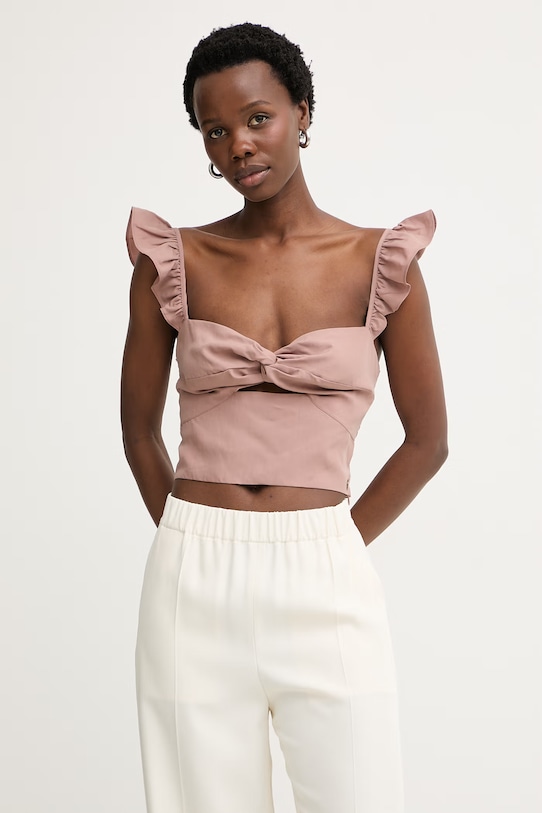 Guess top da donna con modal ROSSANA marrone W6GH92.W2383