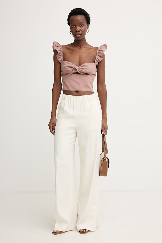 Guess top da donna con modal ROSSANA W6GH92.W2383 marrone SS26