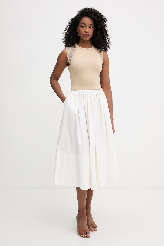 Guess Γυναικείο Crop top MILLIE W6GZ01.Z0606 μπεζ SS26