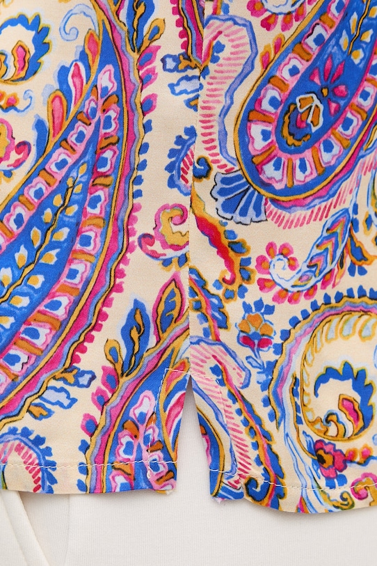 Marc Aurel bluzka damska z wiskozy 5322A11087 niebieski