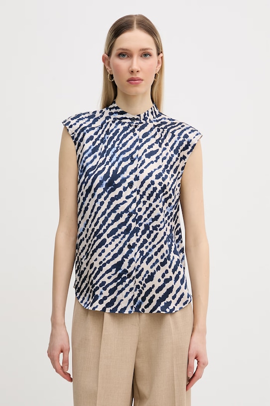 Marc Aurel koszula damska z wiskozy beżowy 5314B11088