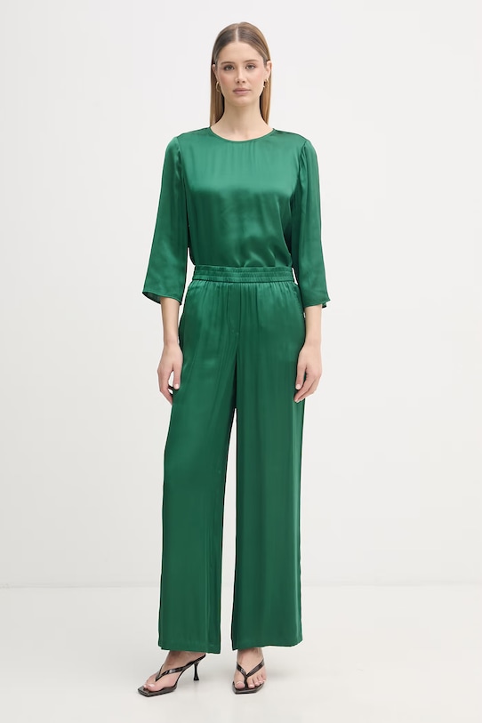 Marc Aurel bluzka damska z wiskozą 5321A11098 zielony SS26