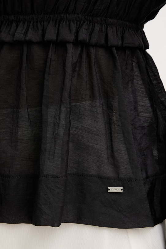 Gaudi bluzka damska z wiskozy 611FD45032 czarny