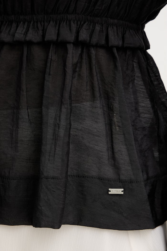 Gaudi bluzka damska z wiskozy 611FD45032 czarny