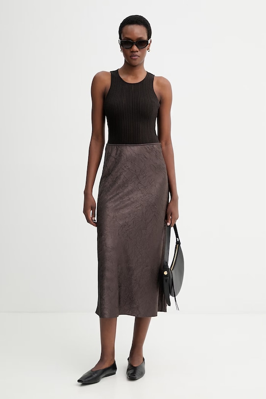 Sessun body din bumbac 26209024 maro SS26