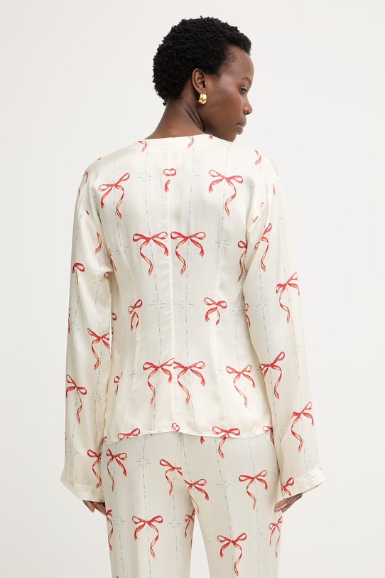 Odzież Forte Forte koszula damska z wiskozy 14912.my.shirt beżowy