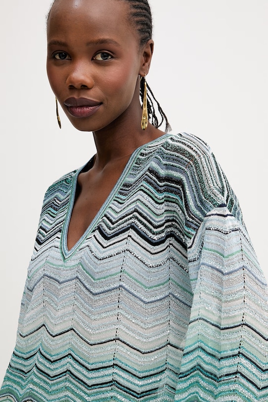 Missoni bluzka niebieski DS26SJ0F.BK01H9