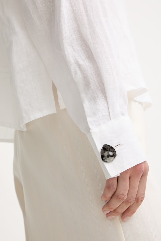 Armani Exchange camicia da donna in lino XW001756.AF21532