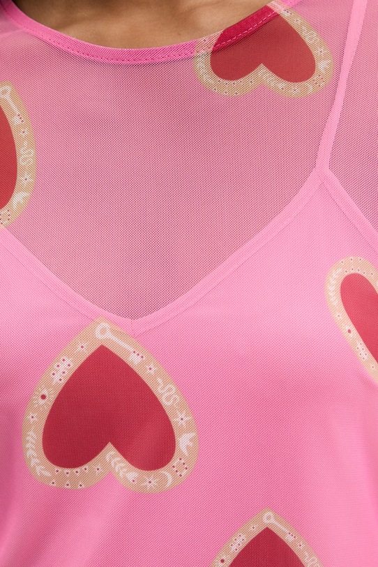 Never Fully Dressed bluzka NFDTO2050 różowy