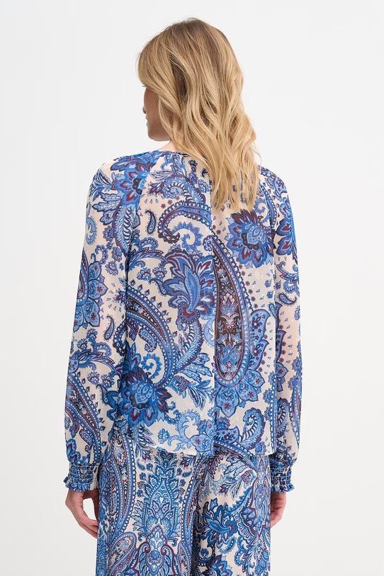 Odzież OUI bluzka damska 96462 niebieski