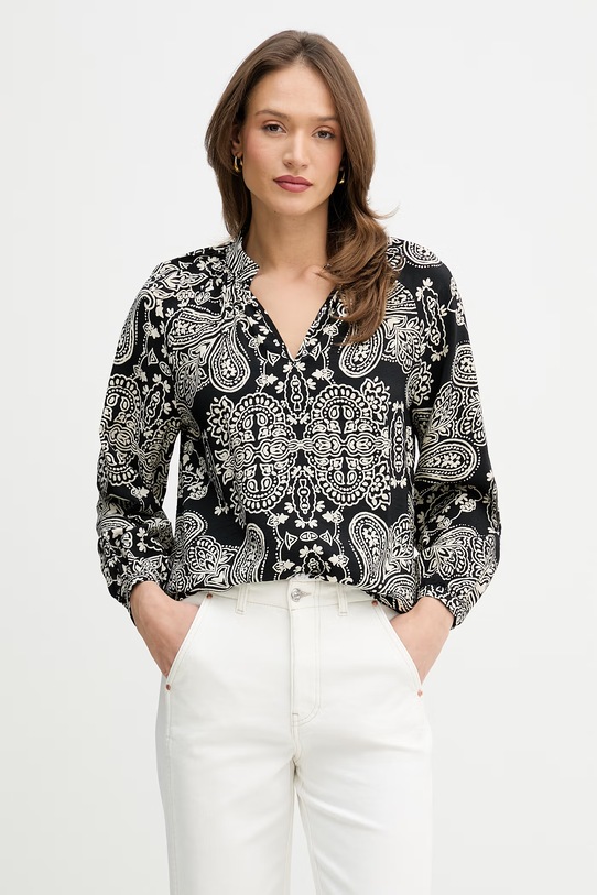 OUI bluzka regular czarny 96725