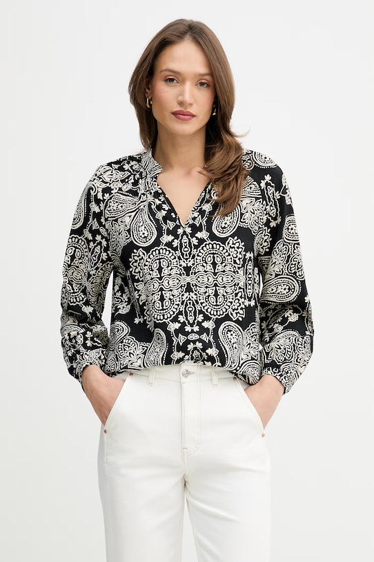 OUI bluzka regular czarny 96725