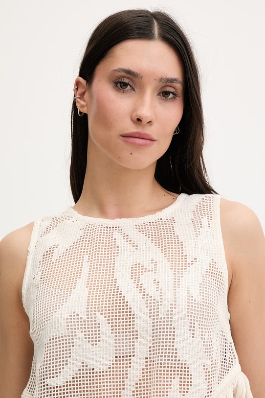 OAS plážový top dámsky 401003.3257 béžová SS26