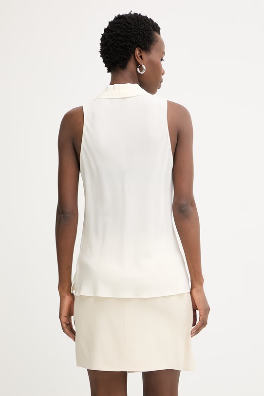 Odzież BOSS top damski jedwabny Bolaru 50553717 beżowy