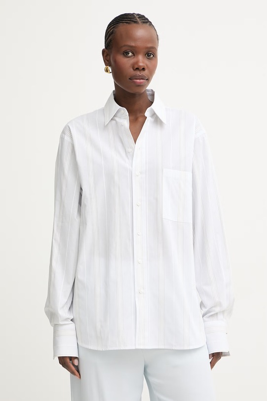 BOSS koszula damska bawełniana Saturday_1 niebieski 50559872