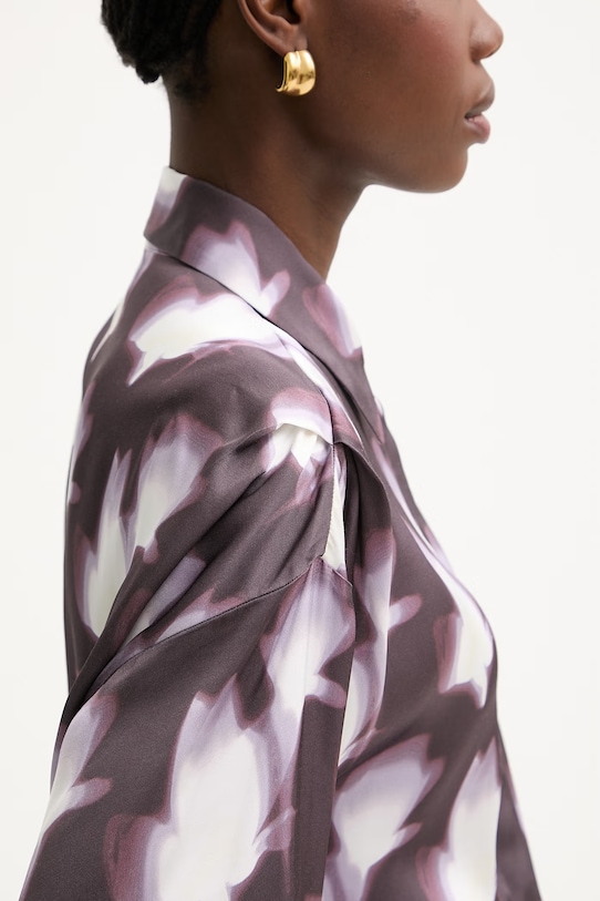 BOSS koszula damska z wiskozy Bimina 50562209 fioletowy