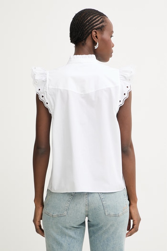 Odjeća BOSS Orange ženska košulja od pamuka C Balvana 50559060 bijela