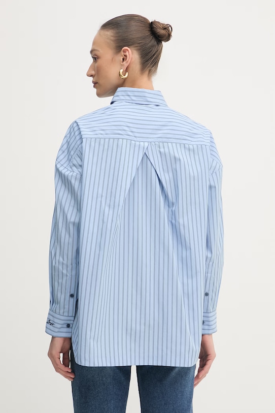 Oblečenie BOSS Orange košeľa dámska bavlnená C Bostatta 50559241 modrá