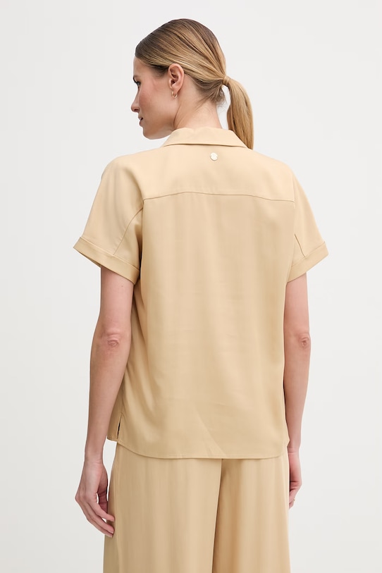 Odzież Joop! bluzka damska z lyocellem 30100671 beżowy