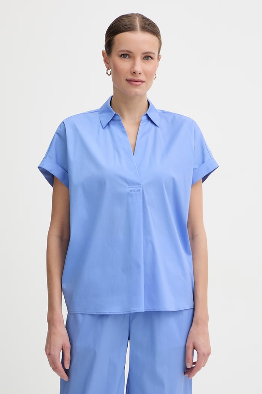 Joop! bluzka damska z bawełną niebieski 30101364