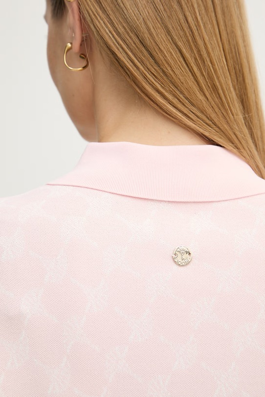 Joop! polo swetrowe damskie z wiskozą 30101736 różowy
