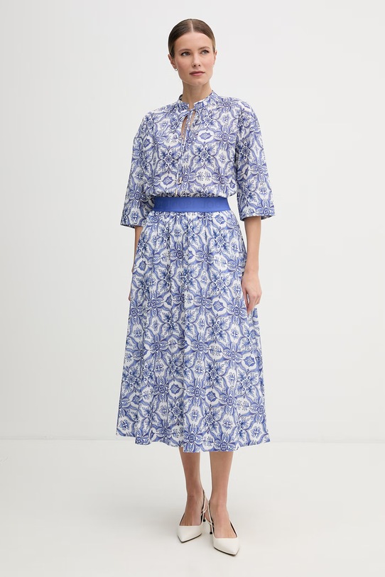 Joop! bluzka damska bawełniana 30102131 niebieski SS26