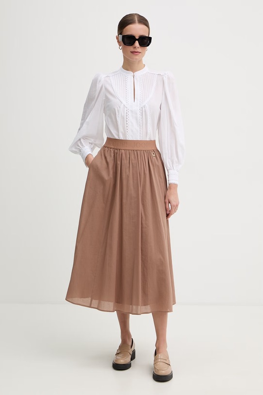 Joop! bluzka damska bawełniana 30102139 biały SS26