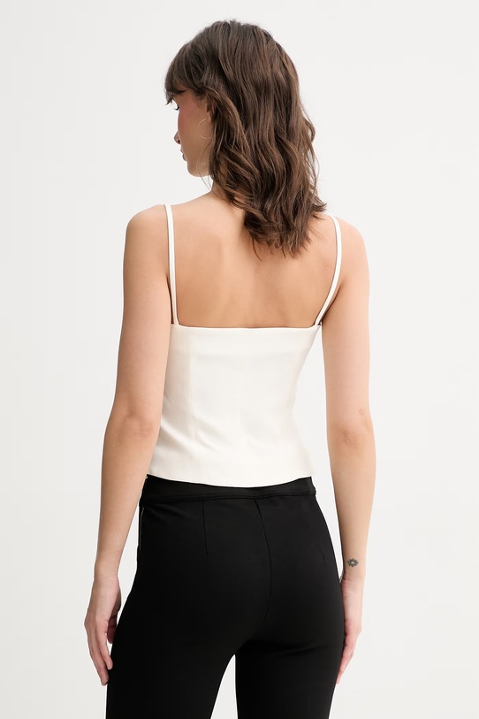 Odzież HUGO top damski z wiskozą Cabivea 50559167 beżowy