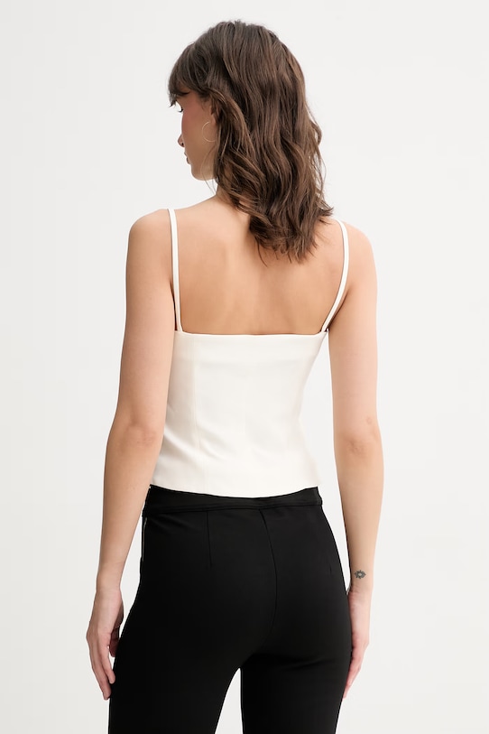 Odzież HUGO top damski z wiskozą Cabivea 50559167 beżowy