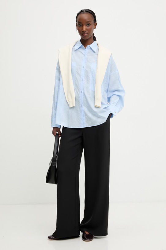 HUGO сорочка жіноча бавовняна East 50559131 блакитний SS26