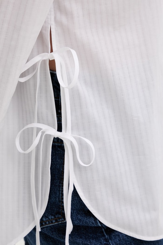 HUGO koszula damska bawełniana Erigeron 50559507 biały