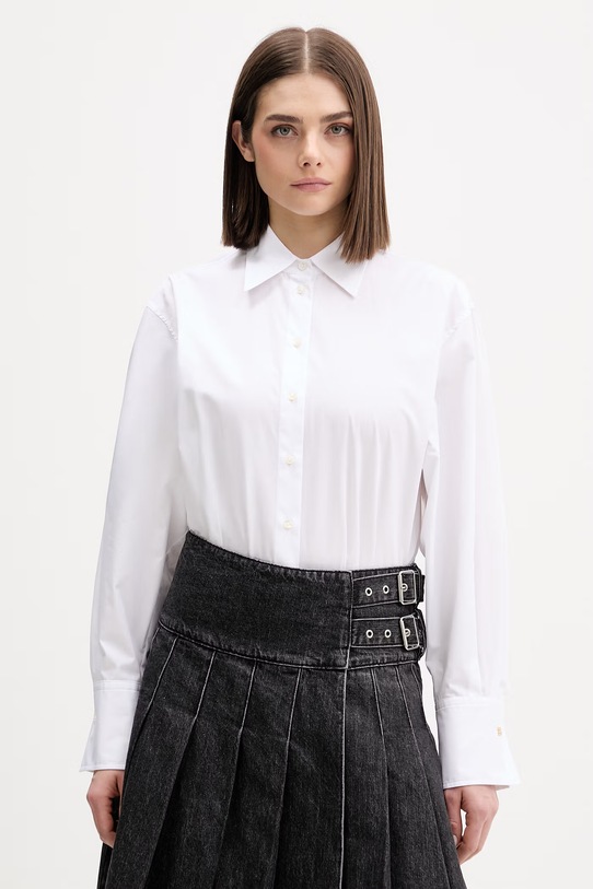 HUGO Риза женска памучна Enkanthus бял 50561428