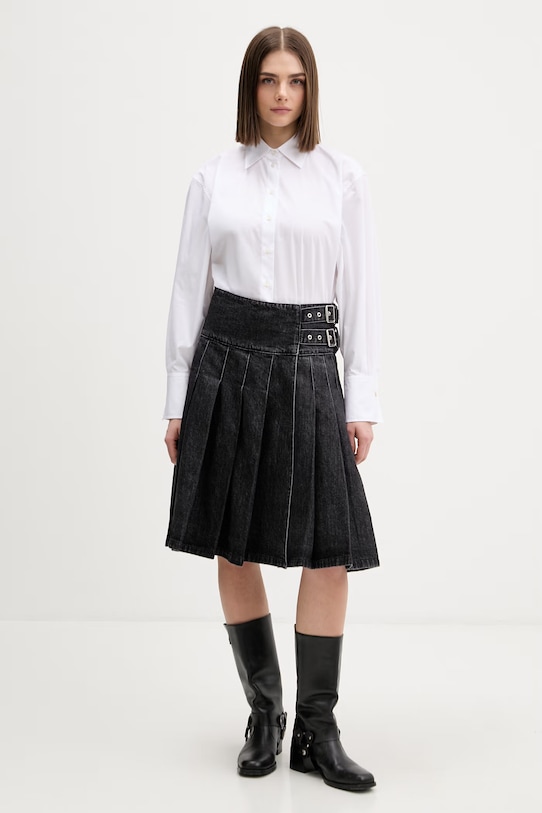 HUGO košile dámská bavlněná Enkanthus 50561428 bílá SS26