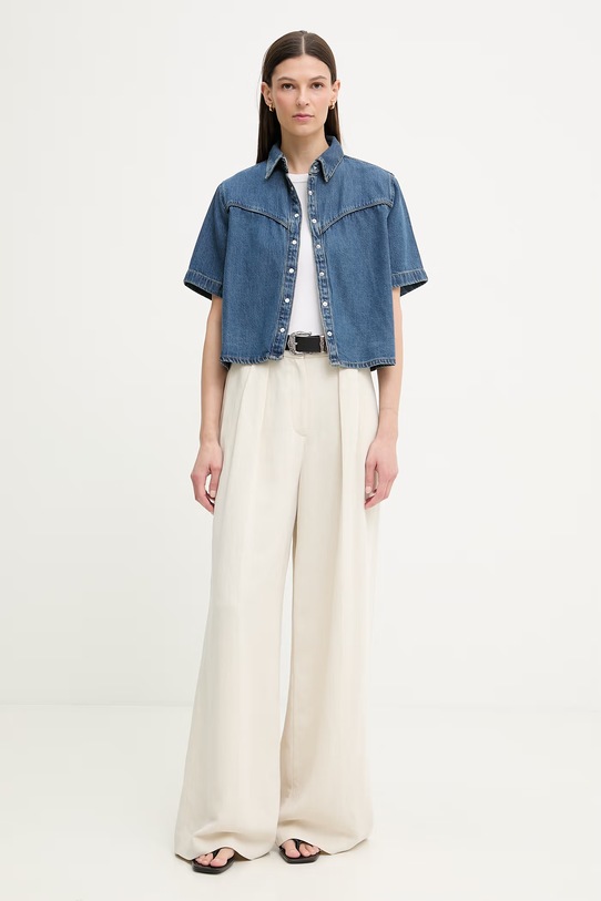 Levi's koszula damska jeansowa LOGAN SS DENIM 005CR niebieski SS26