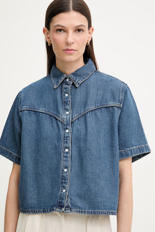 Levi's koszula damska jeansowa LOGAN SS DENIM niebieski 005CR